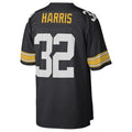 Choea P.Steelers #32 Franco Harris Player Mitchell & Ness Black Legacy Replica Stitched Jerseys