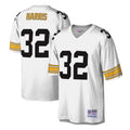 Choea P.Steelers #32 Franco Harris Player Mitchell & Ness White Legacy Replica Stitched Jerseys