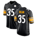 Choea P.Steelers #35 Jamel Dean Player Black Home Game Stitched Jerseys