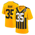 Choea P.Steelers #35 Jamel Dean Player Gold Limited 1933 Throwback Home Game Stitched Jerseys