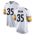 Choea P.Steelers #35 Jamel Dean Player White Home Game Stitched Jerseys