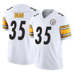 Choea P.Steelers #35 Jamel Dean Player White Limited Vapor F.U.S.E. Home Game Stitched Jerseys