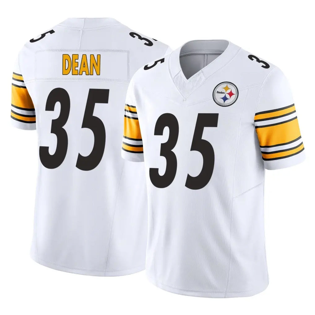 Choea P.Steelers #35 Jamel Dean Player White Limited Vapor F.U.S.E. Home Game Stitched Jerseys