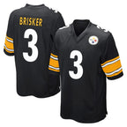 Choea P.Steelers #3 Jaquan Brisker Player Black Home Game Stitched Jerseys