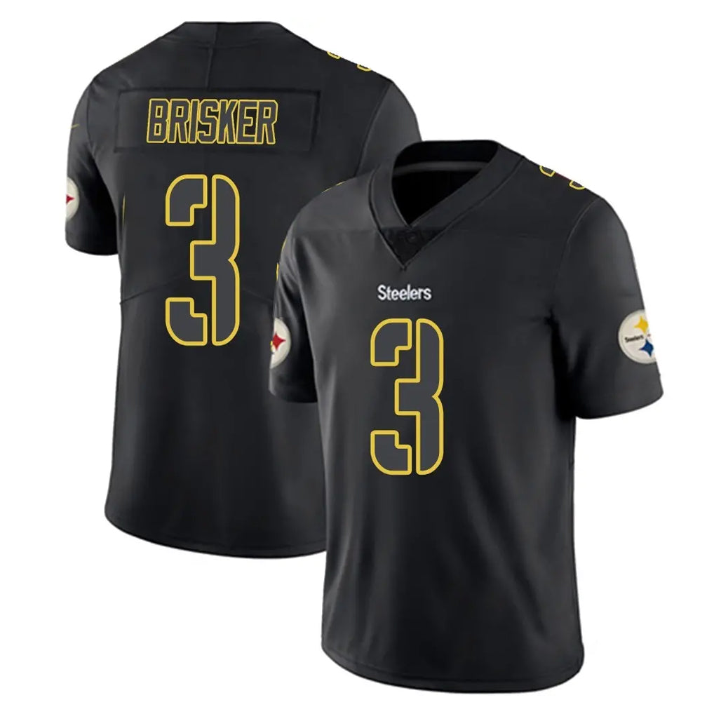 Choea P.Steelers #3 Jaquan Brisker Player Black Impact Limited Home Game Stitched Jerseys
