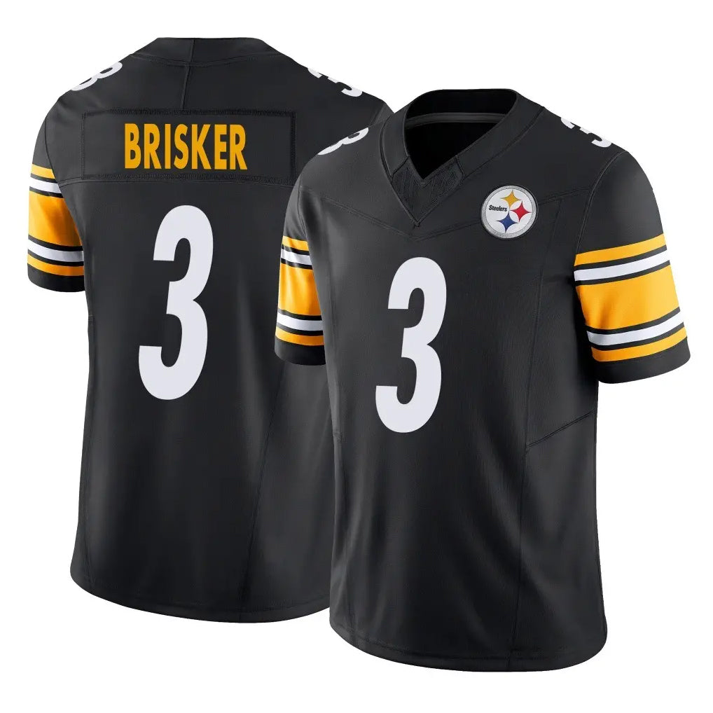 Choea P.Steelers #3 Jaquan Brisker Player Black Limited Vapor F.U.S.E. Home Game Stitched Jerseys