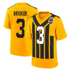 Choea P.Steelers #3 Jaquan Brisker Player Gold Limited 1933 Throwback Home Game Stitched Jerseys