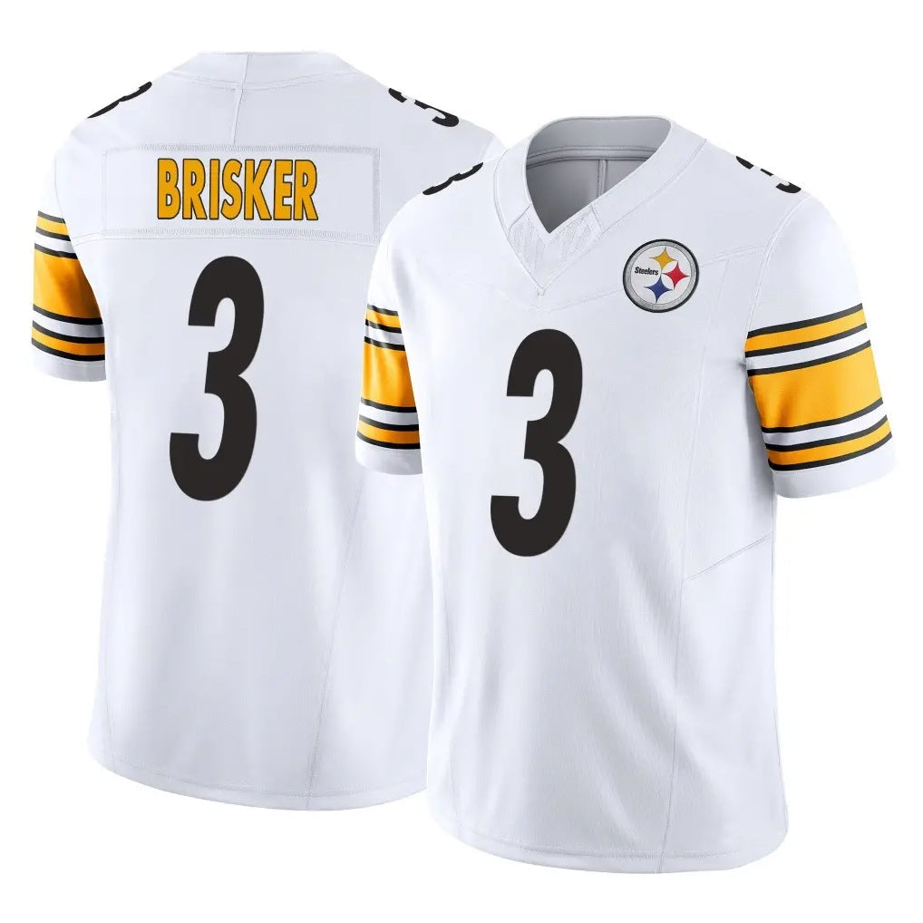 Choea P.Steelers #3 Jaquan Brisker Player White Limited Vapor F.U.S.E. Home Game Stitched Jerseys