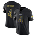 Choea P.Steelers #4 DK Metcalf Player Black Impact Limited Home Game Stitched Jerseys