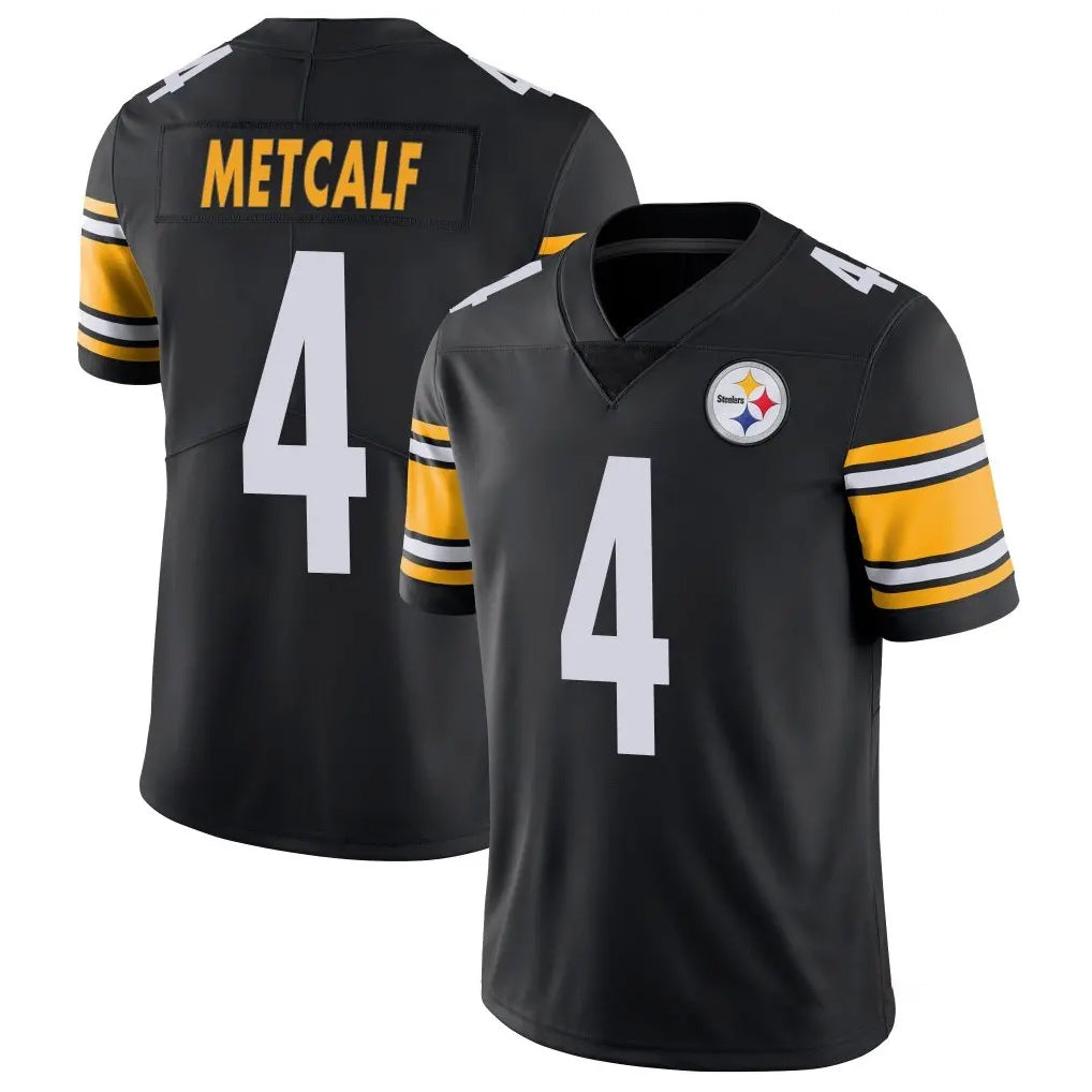Choea P.Steelers #4 DK Metcalf Player Black Limited Vapor Untouchable Home Game Stitched Jerseys