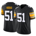 Choea P.Steelers #51 Nick Herbig Player Black Limited Alternate Vapor F.U.S.E. Home Game Stitched Jerseys