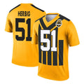 Choea P.Steelers #51 Nick Herbig Player Gold Legend Limited 1933 Throwback Performance Home Game Stitched Jerseys