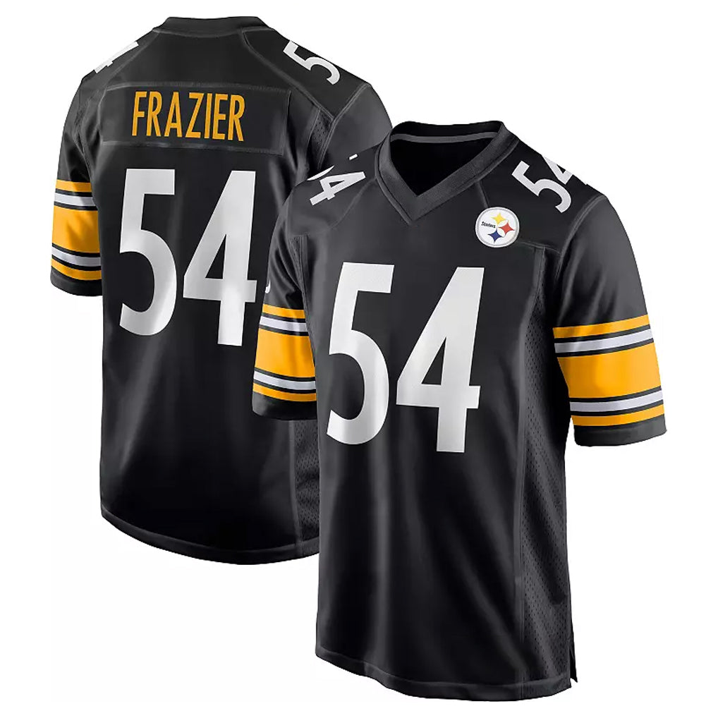 Choea P.Steelers #54 Zach Frazier Player Black Home Game Stitched Jerseys