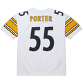 Choea P.Steelers #55 Joey Porter Mitchell & Ness White 2005 Authentic Throwback Retired Player Jersey Stitched Puhic