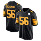 Choea P.Steelers #56 Alex Highsmith Player Black Color Rush Home Game Stitched Jerseys