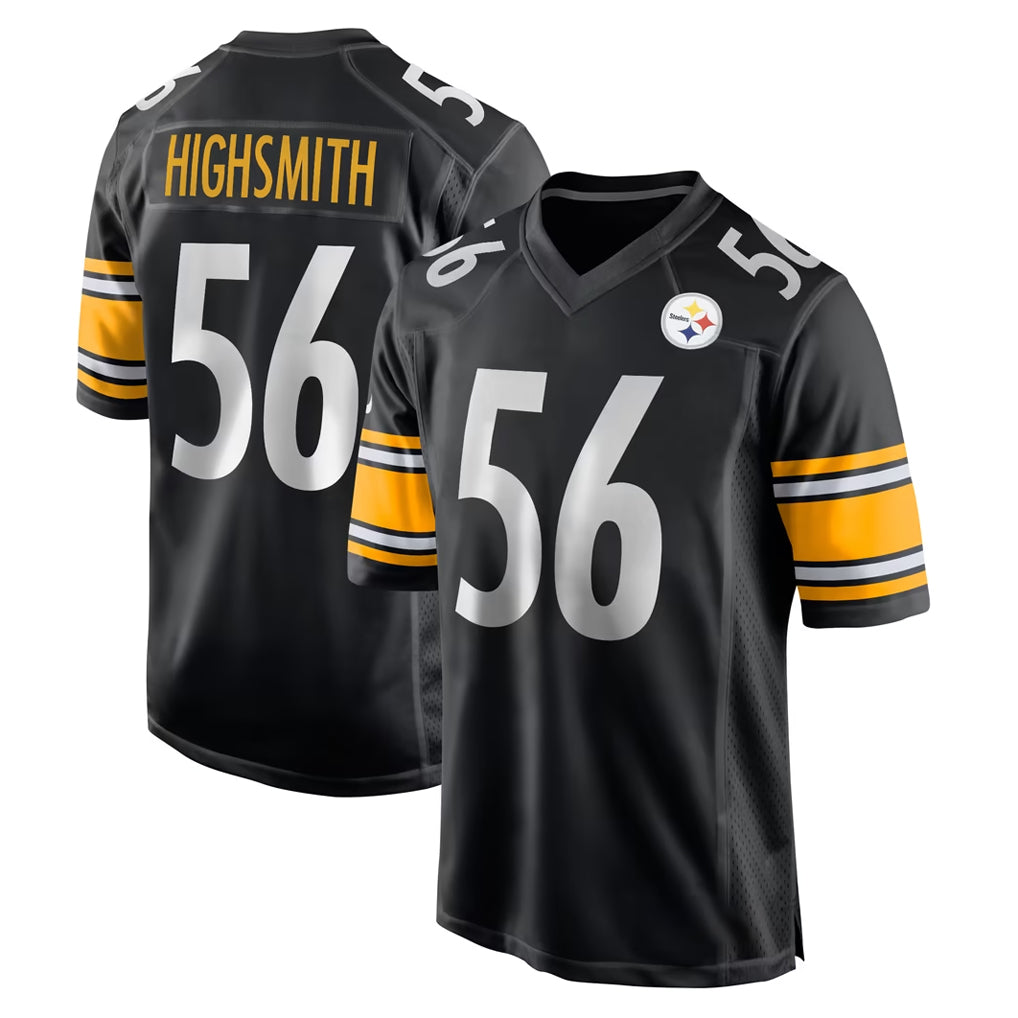 Choea P.Steelers #56 Alex Highsmith Player Black Home Game Stitched Jerseys
