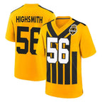 Choea P.Steelers #56 Alex Highsmith Player Gold Limited 1933 Throwback Home Game Stitched Jerseys