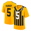 Choea P.Steelers #5 Jalen Ramsey Player Gold Limited 1933 Throwback Home Game Stitched Jerseys