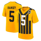 Choea P.Steelers #5 Jalen Ramsey Player Gold Limited 1933 Throwback Home Game Stitched Jerseys
