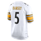 Choea P.Steelers #5 Jalen Ramsey Player White Home Game Stitched Jerseys