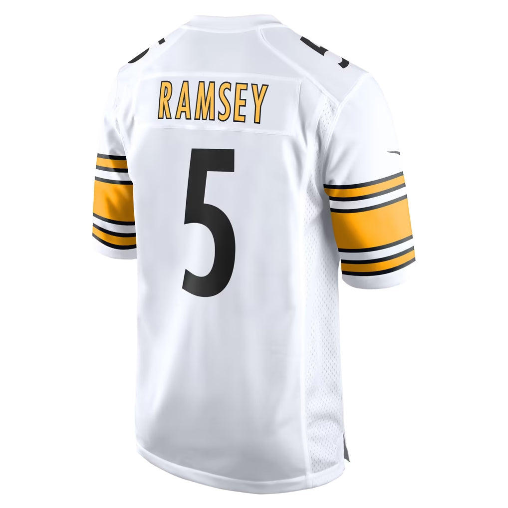Choea P.Steelers #5 Jalen Ramsey Player White Home Game Stitched Jerseys