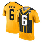 Choea P.Steelers #6 Patrick Queen Player Gold Legend Limited 1933 Throwback Performance Home Game Stitched Jerseys