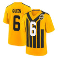 Choea P.Steelers #6 Patrick Queen Player Gold Limited 1933 Throwback Home Game Stitched Jerseys