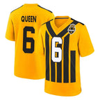 Choea P.Steelers #6 Patrick Queen Player Gold Limited 1933 Throwback Home Game Stitched Jerseys