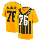 Choea P.Steelers #76 Troy Fautanu Player Gold Limited 1933 Throwback Home Game Stitched Jerseys