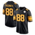 Choea P.Steelers #88 Pat Freiermuth Player Black Color Rush Home Game Stitched Jerseys