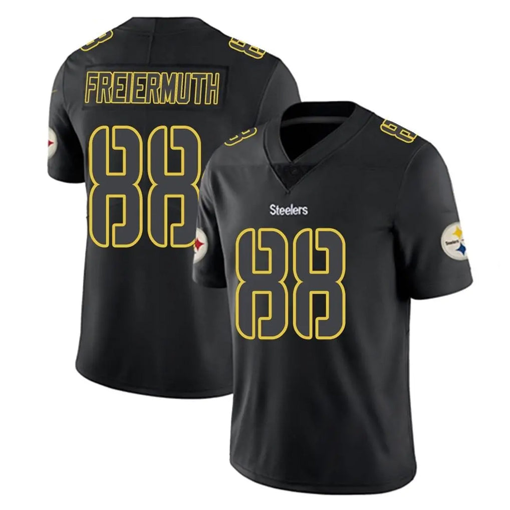 Choea P.Steelers #88 Pat Freiermuth Player Black Impact Limited Home Game Stitched Jerseys