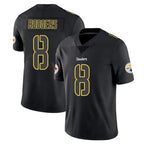 Choea P.Steelers #8 Aaron Rodgers Player Black Impact Limited Home Game Stitched Jerseys