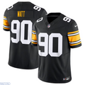 Choea P.Steelers #90 T.J. Watt Black Vapor F.U.S.E. Limited Stitched American Stitched Jerseys
