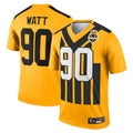 Choea P.Steelers #90 T.J. Watt Player Gold Alternate 1933 Throwback Legend Performance Top1 Stitched Jerseys