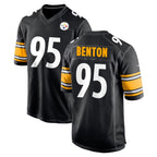 Choea P.Steelers #95 Keeanu Benton Player Black Home Game Stitched Jerseys