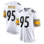 Choea P.Steelers #95 Keeanu Benton Player White Home Game Stitched Jerseys