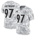 Choea P.Steelers #97 Cameron Heyward Player Arctic Camo Salute to Service Limited Stitched Jerseys