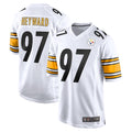 Choea P.Steelers #97 Cameron Heyward Player White Home Game Stitched Jerseys