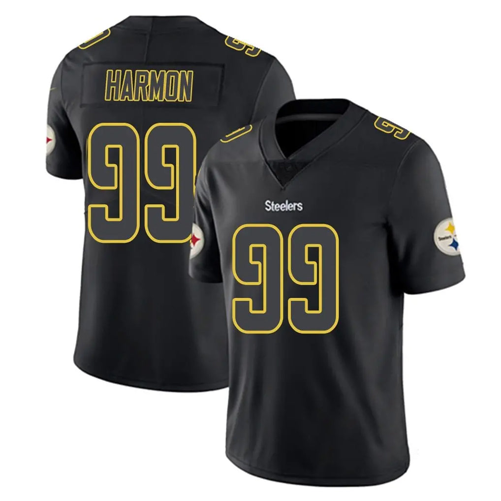Choea P.Steelers #99 Derrick Harmon Player Black Impact Limited Home Game Stitched Jerseys