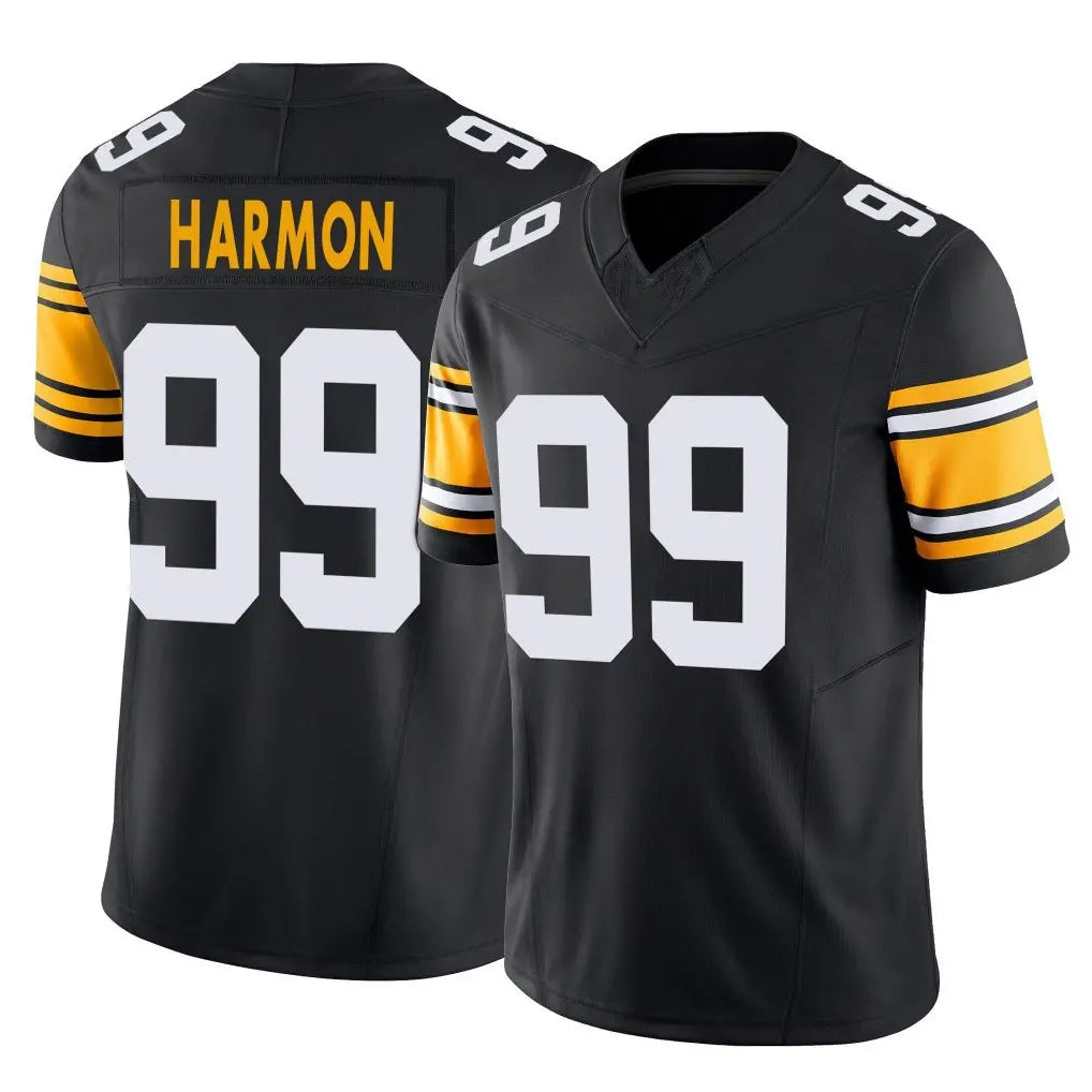 Choea P.Steelers #99 Derrick Harmon Player Black Limited Alternate Vapor F.U.S.E. Home Game Stitched Jerseys