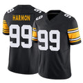 Choea P.Steelers #99 Derrick Harmon Player Black Limited Alternate Vapor F.U.S.E. Home Game Stitched Jerseys
