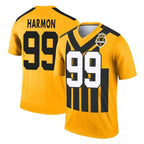 Choea P.Steelers #99 Derrick Harmon Player Gold Legend Limited 1933 Throwback Performance Home Game Stitched Jerseys
