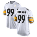 Choea P.Steelers #99 Derrick Harmon Player White Home Game Stitched Jerseys
