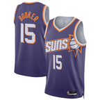 Choea P.Suns #15 Devin Booker Purple Swingman Player Jerseys - Icon Edition