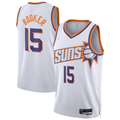Choea P.Suns #15 Devin Booker White Swingman Player Jerseys - Association Edition