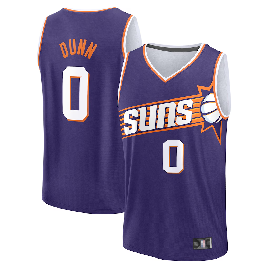 Choea P.Sunss #0 Ryan Dunn Fanatics Purple 2024 Draft Fast Break Player Jerseys - Icon Edition