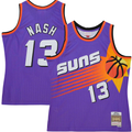 Choea P.Sunss #13 Steve Nash Mitchell & Ness Purple Hardwood Classics 1996-1997 Tropical Swingman Jerseys