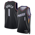 Choea P.Sunss #1 Devin Booker Black Swingman Jerseys - Statement Edition