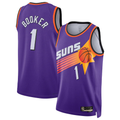 Choea P.Sunss #1 Devin Booker Purple Swingman Jerseys - Classic Edition
