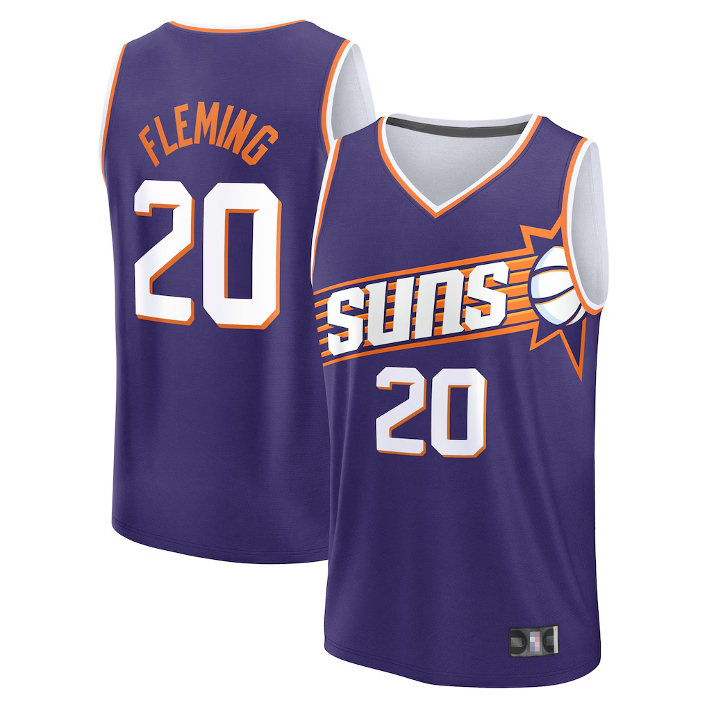 Choea P.Sunss #20 Rasheer Fleming Fanatics Purple Fast Break Replica Jerseys - Icon Edition